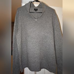 J. Crew Men's Wool Sweater Gray